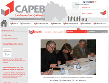 Tablet Screenshot of capeb15.fr